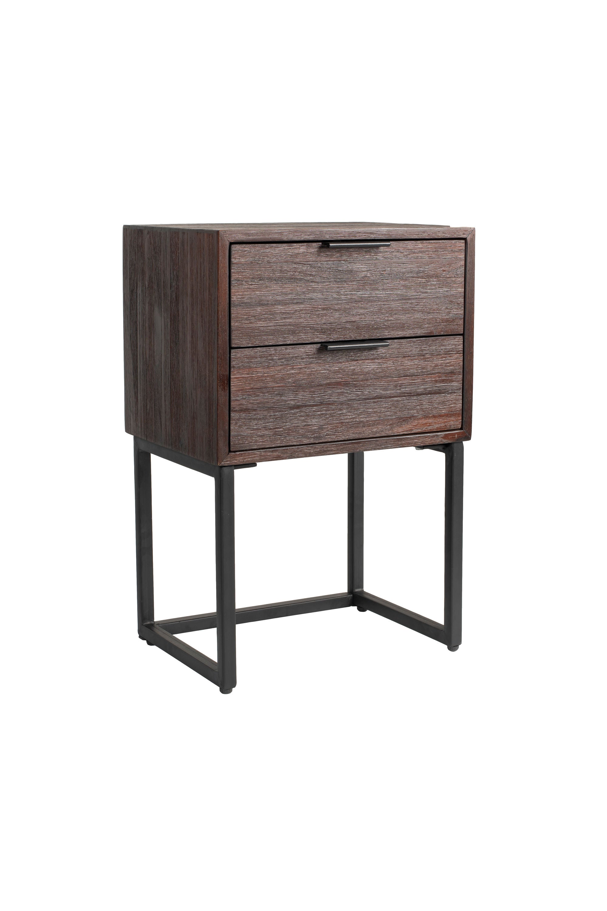 Webster Brown Teak Wood Bedside Table